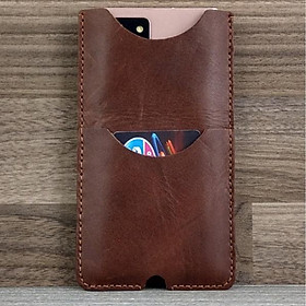 Mua Bao da rút cho Samsung Note20 Ultra  S20 Ultra  S21 Ultra  S22 ultra da bò sáp wax đổi màu cao cấp