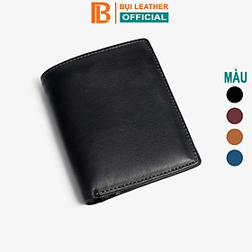 Ví nam, bóp nam da bò Nappa Bụi Leather V101 - Bảo hành 12 tháng