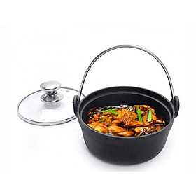 Mua Nồi Gang Lòng Sâu Nắp Kính Chống Dính Cao Cấp Hàng VNCLC