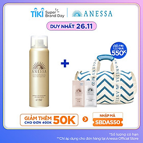 Kem chống nắng dưỡng da dạng xịt bảo vệ hoàn hảo Anessa Perfect UV Sunscreen Skincare Spray 60g