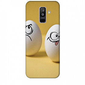 Ốp lưng dành cho điện thoại  SAMSUNG GALAXY A6P LUS 2018 Đôi Bạn Trứng Cute