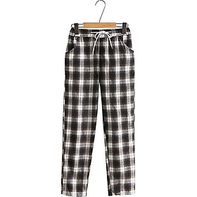 Quần Kiểu Nữ Sọc Caro 126 (Màu Ngẫu Nhiên)