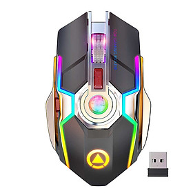 Mua Chuột A5 Không Dây Chơi Game Sạc Pin Im Lặng Ergonomic 7 Phím Đèn Nền RGB 1600 DPI Chuột Cho Game Thủ Chuyên Nghiệp