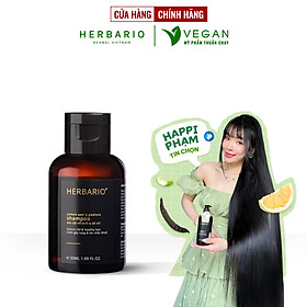 Minisize Bản Nâng Cấp - Dầu gội vỏ bưởi & bồ kết 50ml không sulfate không silicon