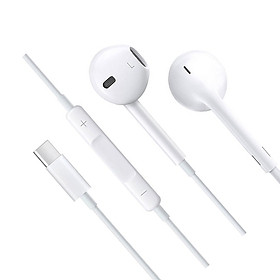 Earphone đầu Type-C hỗ trợ đàm thoại dài 1m2 ( nhiều màu)- Hàng chính hãng