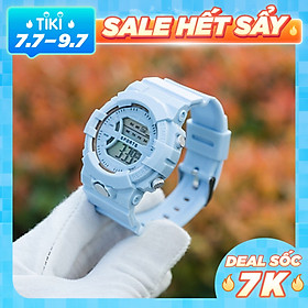 Đồng Hồ Điện Tử Nam Nữ Phong Cách Thể Thao Hàn Quốc – WA000002 – Dây Cao Su Cực Bền – Tone Màu Trẻ Trung, Hiện Đại - Chống Thấm Nước - Xem Giờ Điện Tử - Báo Thức - Bấm Giờ Thể Thao - Xem Lịch Ngày Tháng Thứ