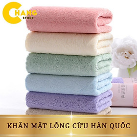 Mua Khăn mặt lông cừu Hàn Quốc siêu mềm mịn