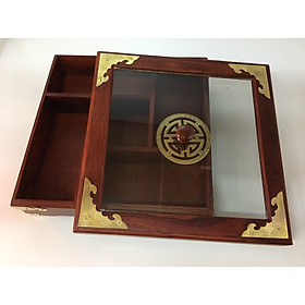 Mua hộp đựng mứt gỗ hương  đựng bánh kẹo