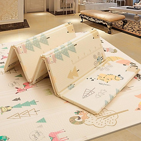 Mua  KoSuyTu  Thảm Xốp Gấp Gọn XPE 2 Mặt Loại Dày Chống Thấm Dễ Lau Chùi - 1.8m*2.3m - An Toàn Không Mùi - Thiết Kế Hình Thú Dễ Thương