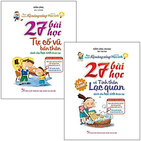 Combo 27 Bài Học Tự Cổ Vũ Bản Thân + 27 bài Học Về Tinh Thần Lạc Quan (Bộ 2 Cuốn)