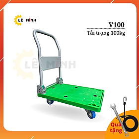 Mua Xe đẩy hàng 4 bánh cao cấp V100 - Tải trọng 100kg