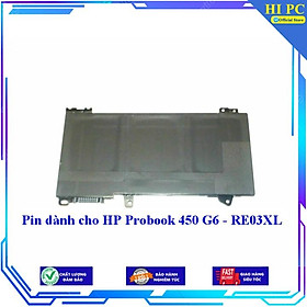 Pin dành cho HP Probook 450 G6 - RE03XL - Hàng Nhập Khẩu 