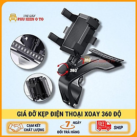 Mua Giá đỡ kẹp điện thoại HOLD CAR để trên xe hơi ô tô xoay 360 độ  chống rung  treo đa điểm trên taplo  gương chiếu hậu