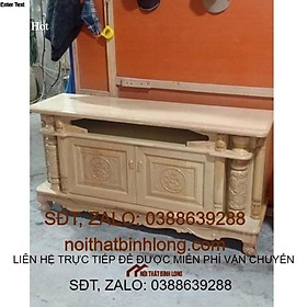 Mua kệ ti vi nhỏ phòng khách gỗ sồi