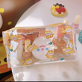Túi Makeup - Hộp Bút Trong Suốt
