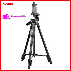 Chân Đế Dùng Cho Máy Ảnh Điện Thoại Kiểu Mới Tripod TTX--6218 - Hàng Nhập Khẩu - Tặng kèm remote và túi đựng tiện lợi
