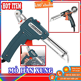 Mua Mỏ Hàn Xung Tự Động Đẩy Thiếc Hàn 60w 220V Mũi Hàn Kim Loại