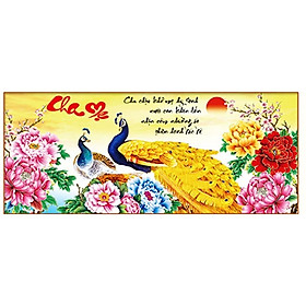 Mua TRANH THÊU CHỮ THẬP 3D CHA MẸ 92x43cm- tự thêu