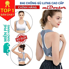 Đai Chống Gù Lưng Nam Nữ Có Nẹp Dành Cho Dân Văn Phòng miDoctor mi04