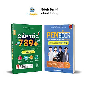 [Download Sách] Combo Sách PENBOOK + Cấp tốc 789+ môn Lí luyện đề, tổng ôn thi THPT QG 2022 - Nhà sách Ôn luyện