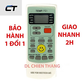 Remote Điều khiển từ xa điều hòa dành cho Reetech dùng cho các dòng RT 1HP 1.5HP 2HP 2.5HP 