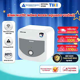 Mua Bình nóng lạnh gián tiếp Rossi Aquado Vuông (15/20/30 Lít) - Chính hãng  Bảo Hành 7 năm