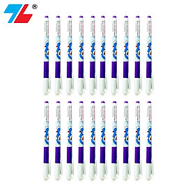 Hộp 20 cây bút gel 0.5mm Thiên Long Doraemon GEL-012DO - Tím