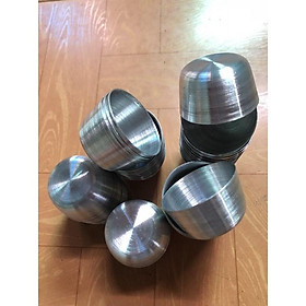 Mua 1 Khuôn bánh bò tròn nhôm 4cmx2.5cm (rộng x cao) có thể dùng làm khuôn rau câu khuôn thạch khuôn đong sương