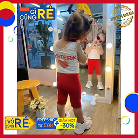 Combo 3 Quần Legging Đùi Mùa Hè Vải Co Dãn Cực Yêu Cho Bé Gái