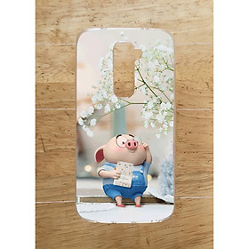 Ốp Lưng Dùng Cho LG G2 (Dẻo) - Heo Đọc Sach