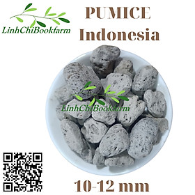 Đá Pumice Indonesia size 10-20mm (túi 300gr - 500gr - 1kg) - dùng lót chậu, rải bề mặt sen đá, xương rồng, bonsai trồng cây, lọc nước bể thủy sinh, ủ phân, cải tạo đất