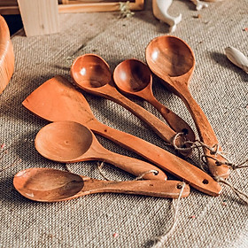 Mua 1 sạn xào gỗ/ 3 vá canh/ 2 vá cơm