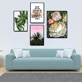 Mua Tranh treo tường  tranh canvas TB11 bộ 4 tấm