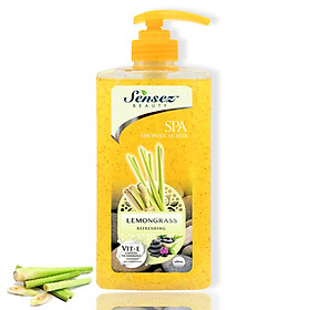 Sữa tắm Sensez Beauty Dưỡng Ẩm Hương Lemongrass có hạt massage, 680ml