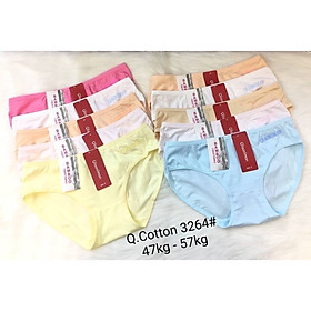 Combo 10 Cái Quần Lót Nữ Cotton Thun Thái, Siêu Mền Mịn, Co Giãn