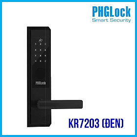Mua Khóa Văn Phòng - Khóa Mã Số - Thẻ Cảm Ứng PHGlock KR7203 Bạc/Đen Có Qua APP Điện Thoại