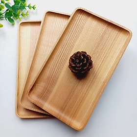 Mua Khay Gỗ Tần Bì Hình Chữ Nhật 24x14 cm  Đựng Hoa Quả  Bánh Kẹo Ngọt  Chụp Ảnh Trang Trí