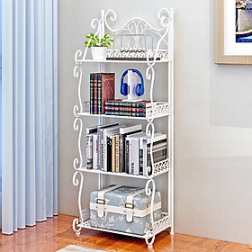 Mua Kệ Sắt Để Đồ Đa Năng 4 Tầng Hoa Văn ( tặng găng tay y tế )