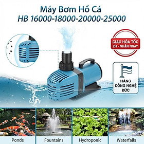 Máy Bơm Hồ Cá Koi OU GECAI HB 16000-25000: Công Nghệ Đức, Siêu Êm, Tiết Kiệm Điện (BH 9T)