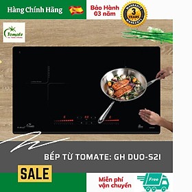 Bếp từ GH DUO-S2I. Tomate Tây Ban Nha. Hàng Chính Hãng