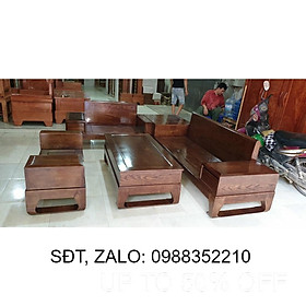 Mua Bộ bàn ghế gỗ hương xám kiểm hàng trước khi thanh toán