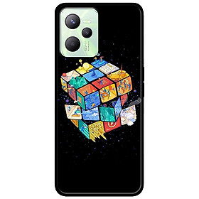 Ốp lưng dành cho Realme C35 mẫu Rubik Vũ Trụ
