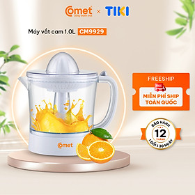 Mua Máy vắt cam Comet CM9929 – Dung tích 1L  công suất 40W  xoay 2 chiều – Vắt cam nhanh  không kẹt hạt – Hàng chính hãng - Bảo hành 12 tháng