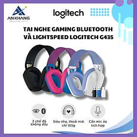 Mua Tai nghe gaming Bluetooth và Lightspeed Logitech G435 – Mic ảo tích hợp - Hàng Chính Hãng - Bảo Hành 24 Tháng