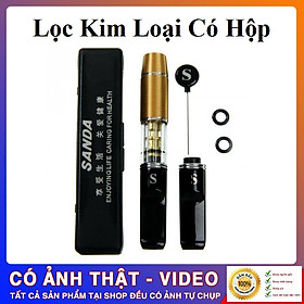 Bộ Đầu Lọc Cao Cấp Bằng Kim Loại SD 127 Tái Sử Dụng Nhều Lần có Hộp Đựng FULLBOX