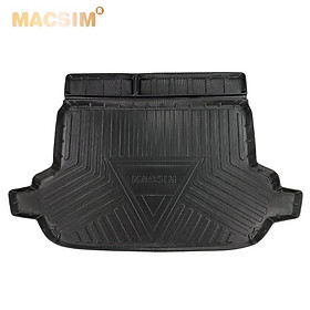 Thảm lót cốp xe ô tô Subaru Forester 2013-2018 nhãn hiệu Macsim chất liệu TPV cao cấp màu đen