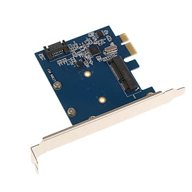 PCI-Express To MSATA3.0+SATA 3.0 HDD/SSD Adapter Converter Card ASM1061 CHIP