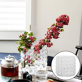 Art Glass Flower Vase Tabletop Terrarium Holder Container