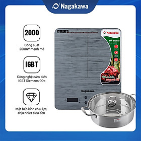Mua Bếp Từ cảm ứng Nagakawa NAG0710 (2000W) - Kèm Nồi Lẩu - Hàng Chính Hãng