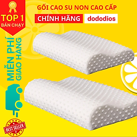 Gối cao cấp làm mát Nhật Bản Memory Foam dododios iCool 28x45cm giúp ngủ sâu, giảm đau cổ vai gáy, phù hợp với mọi tư thế nằm - Hàng chính hãng